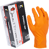 Jednorázové rukavice SPOONBILL GRIP nitrilové, extra silné, nepudrované, 50 ks