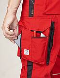 Montérkové kalhoty do pasu Ardon URBAN+, jasně červené