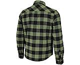 Flanelová košile Bennon PIPPO SHIRT, khaki/černá