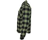 Flanelová košile Bennon PIPPO SHIRT, khaki/černá