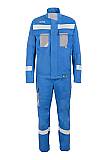 Nehořlavé antistatické pracovní kalhoty s laclem GOODPRO JAKUB, royal blue