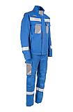 Nehořlavé antistatické pracovní kalhoty s laclem GOODPRO JAKUB, royal blue