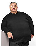 Nadměrné triko s dlouhým rukávem Unisex Tee, 4XL-15XL, různé barvy
