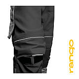 Montérkové pasové kalhoty CHAMEO RANGO, tm.šedá/sv.šedá - KERMI