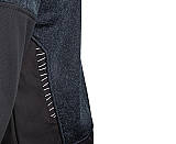 Volnočasová mikina s kožešinou Bennon NORTOS SWEATSHIRT, šedá/černá