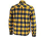 Flanelová košile Bennon PIPPO SHIRT, ocher/blue
