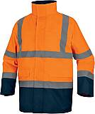 Reflexní nepromokavá bunda SPEED, oranžová/nám. modrá