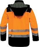 Lehká bunda do deště Delta GRAFIZHV, oranžová/černá