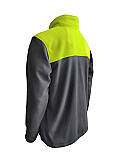 Pracovní mikina CHAMEO FLEECE ZIPPER ESD, šedá/žlutá