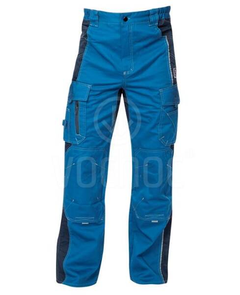 Montérkové pracovní pasové kalhoty Ardon VISION, modré (prodloužené)