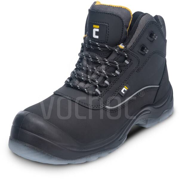 Zateplená kotníková obuv Black Knight S3 CI SRC Winter, non-metallic