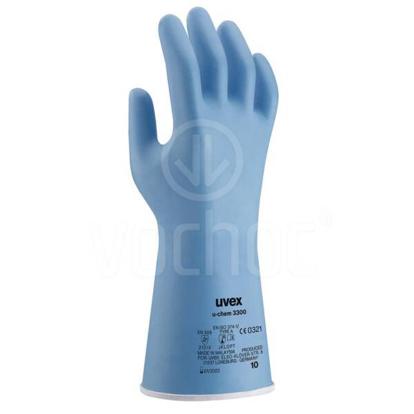 Chemicky odolné rukavice uvex u-chem 3300