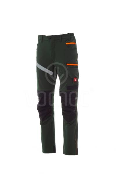 Stretchové kalhoty Payper NEXT 4W, zeleno-oranžová