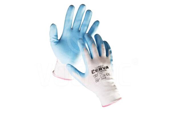 Povrstvené nylonové rukavice VIREO