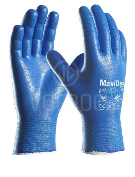 Máčené rukavice v nitrilu ATG MaxiDex 19-007