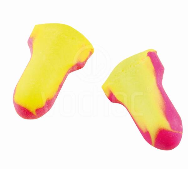 Zátkové chrániče sluchu LASER Lite žluto-růžové
