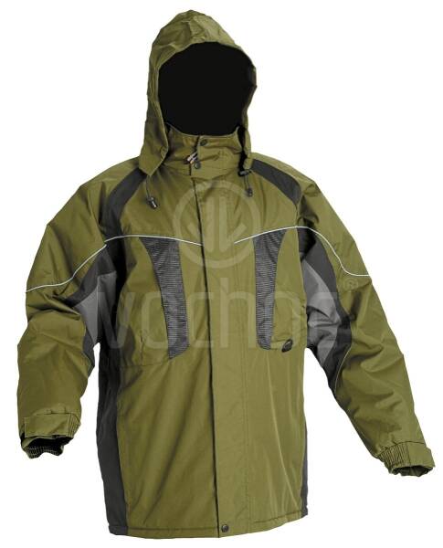Zimní pracovní bunda NYALA, zelená/černá