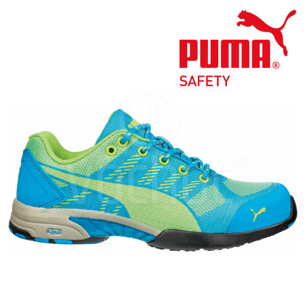 Dámská bezpečnostní polobotka PUMA Celerity Knit Blue WNS Low S1P