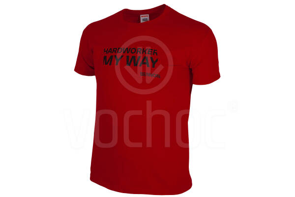 Pracovní triko Bennon HARDWORKER, červená/černá