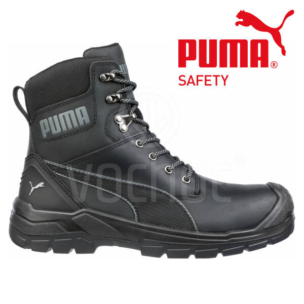 Bezpečnostní zateplená kotníková obuv PUMA Conquest BLK CTX High S3