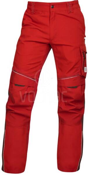 Montérkové kalhoty do pasu Ardon URBAN+, jasně červené