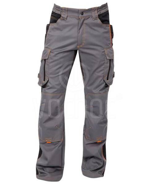 Montérkové pracovní pasové kalhoty Ardon VISION, šedé (prodloužené)