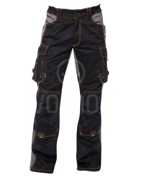 Montérkové pracovní pasové kalhoty Ardon VISION, černé (prodloužené)