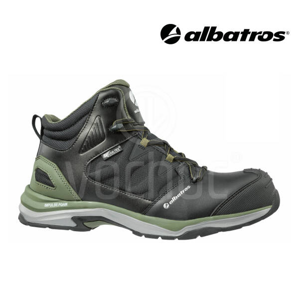 Bezpečnostní kotníková obuv ALBATROS Ultratrail Olive CTX Mid S3 ESD