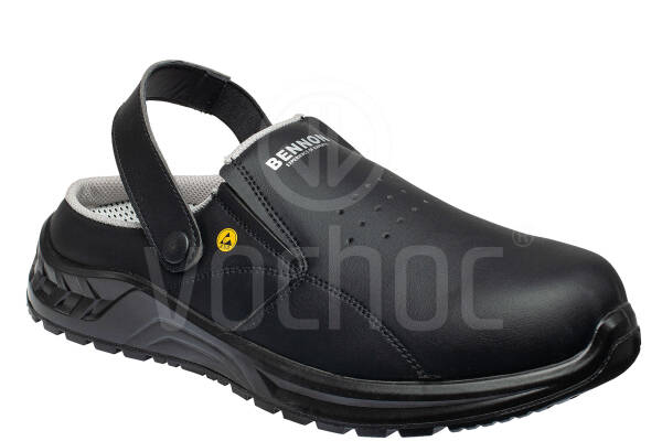 Nazouvák Bennon BLACK SLIPPER SB ESD, černý