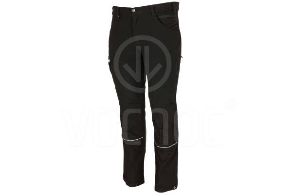 Outdoorové strečové kalhoty Bennon FOBOS TROUSERS BLACK, černé