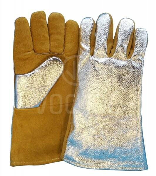 Teploodolné rukavice s AL povrstvením GoodPRO 5-WL02ALR, do 250°C (35cm)