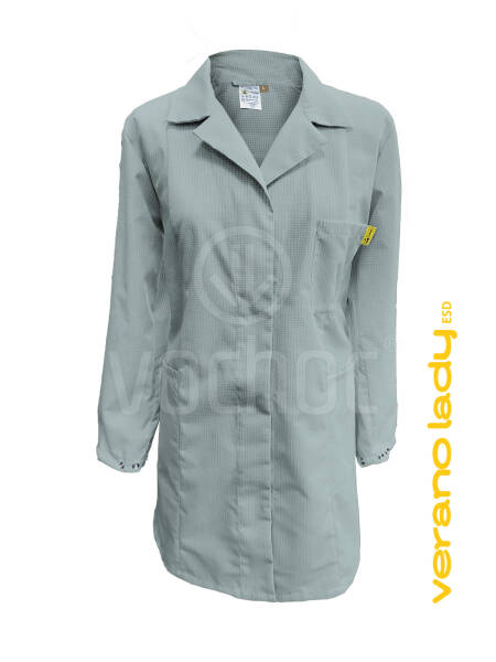 Dámský plášť dl.rukáv CHAMEO VERANO ESD LADY, šedý