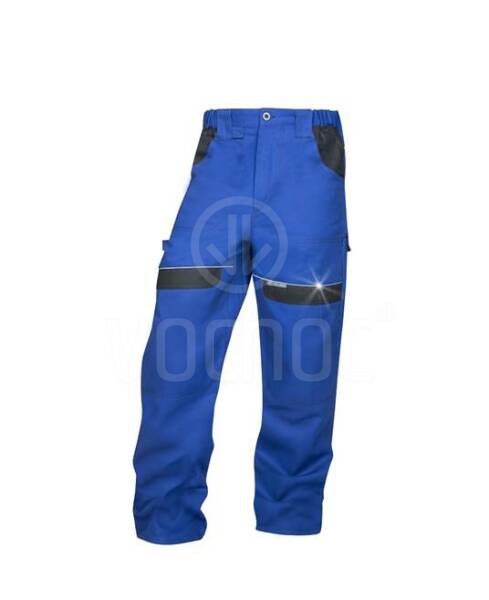 Montérkové pracovní pasové kalhoty COOL TREND, modro/černé
