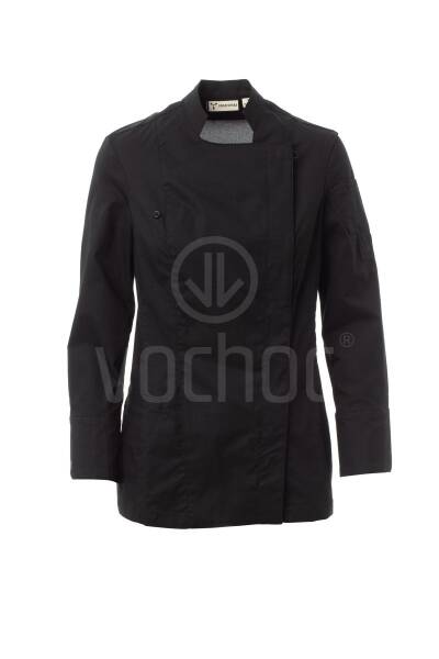 Kuchařský dámský rondon STARRED MESH LADY, černá (lycra)