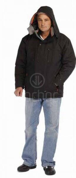 Zimní pracovní bunda EMERTON, černá