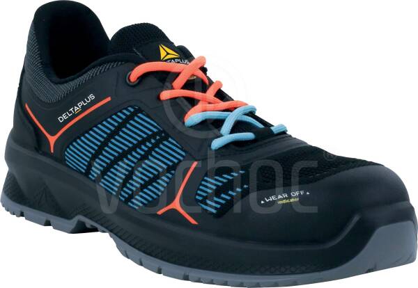 Bezpečnostní polobotka CAMPIONE S1PS SR, černá/modrá