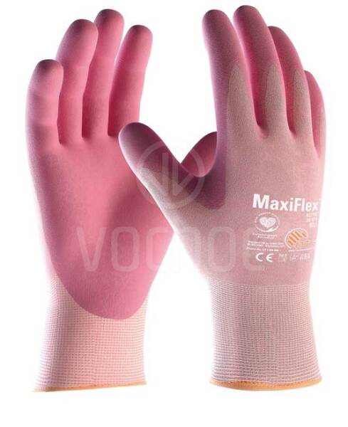 Rukavice s aromatickým povrstvením ATG MaxiFlex ACTIVE, dlaň