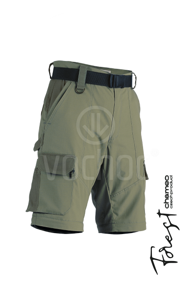 Pánské kraťasy CHAMEO FOREST SHORTS, Ripstop, olive/grey