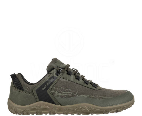 Kožená treková obuv BNN BAREFOOT OUTDOOR KHAKI, khaki