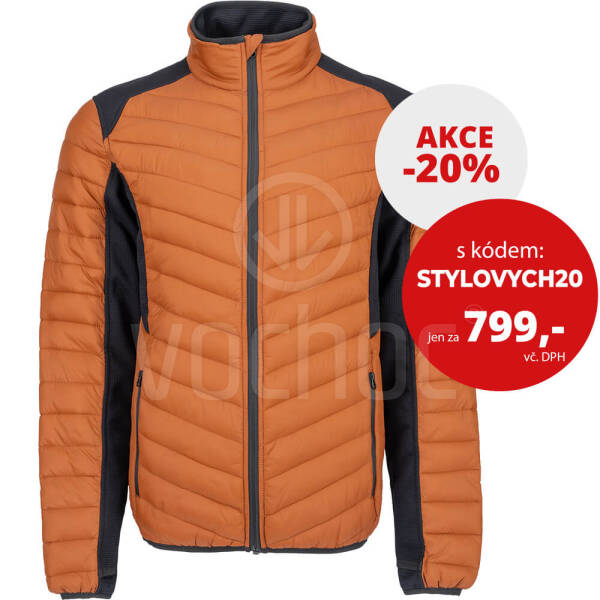 Pánská zateplená bunda L-SURE WALSH, oranžová