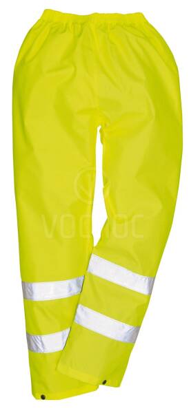 Reflexní nepromokavé kalhoty Portwest ESSENTIALS, žluté