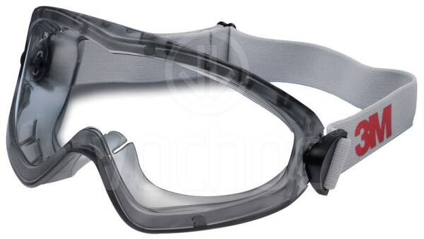 Uzavřené ochranné brýle pro kombinaci s polomaskou (chemicky odolné)