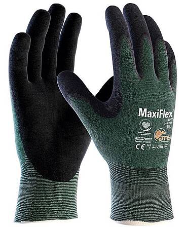 Povrstvené protiřezné rukavice ATG MaxiFlex CUT 3, dlaň