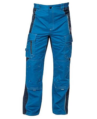 Montérkové pracovní pasové kalhoty Ardon VISION, modré (prodloužené)