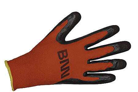 PM! Povrstvené rukavicer Bennon MANOS GLOVES, červeno-černé