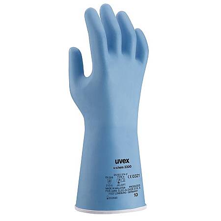 Chemicky odolné rukavice uvex u-chem 3300