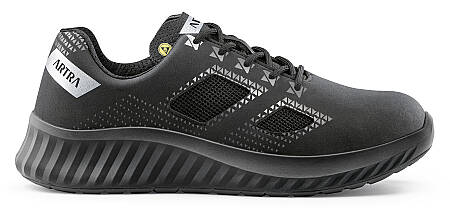 Bezpečnostní polobotka ARCASIO S1P ESD, černo-šedá