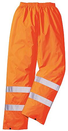 Reflexní nepromokavé kalhoty Portwest ESSENTIALS, oranžové
