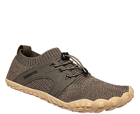 Lehká treková obuv BNN BOSKY KHAKI BAREFOOT, khaki