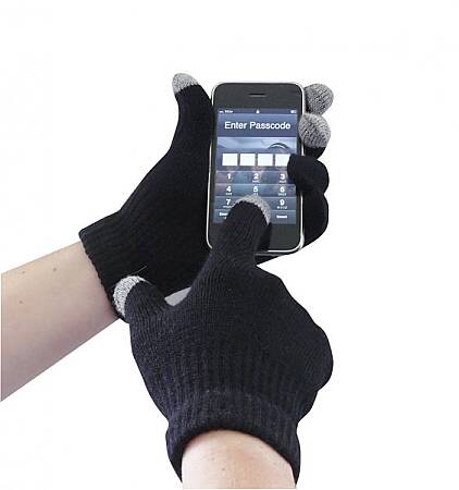 Pletené rukavice TOUCHSCREEN (pro dotykové obrazovky)
